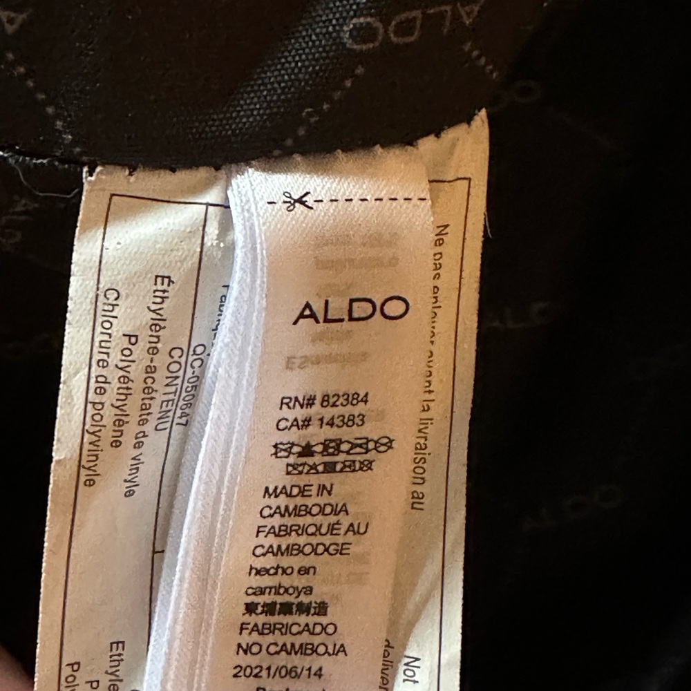 ALDO Faux Snakeskin Backpack NWOT - Picture 11 of 13